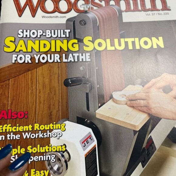 Woodsmith Magazine u Vol 37 Issue 220 Aug Sep 2015 Sanding Solutions - Picture 2 of 8